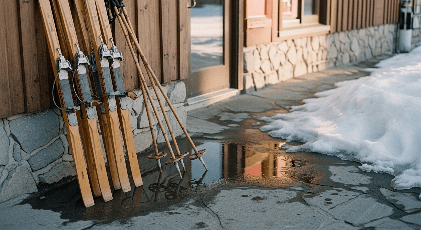 スキーレンタルの現場